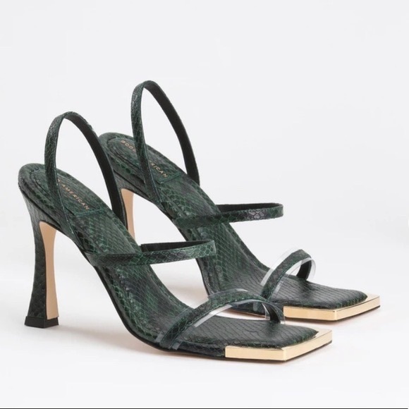 Good American STANDOUT SQUARE TOE PYTHON & SUEDE - Picture 4 of 8